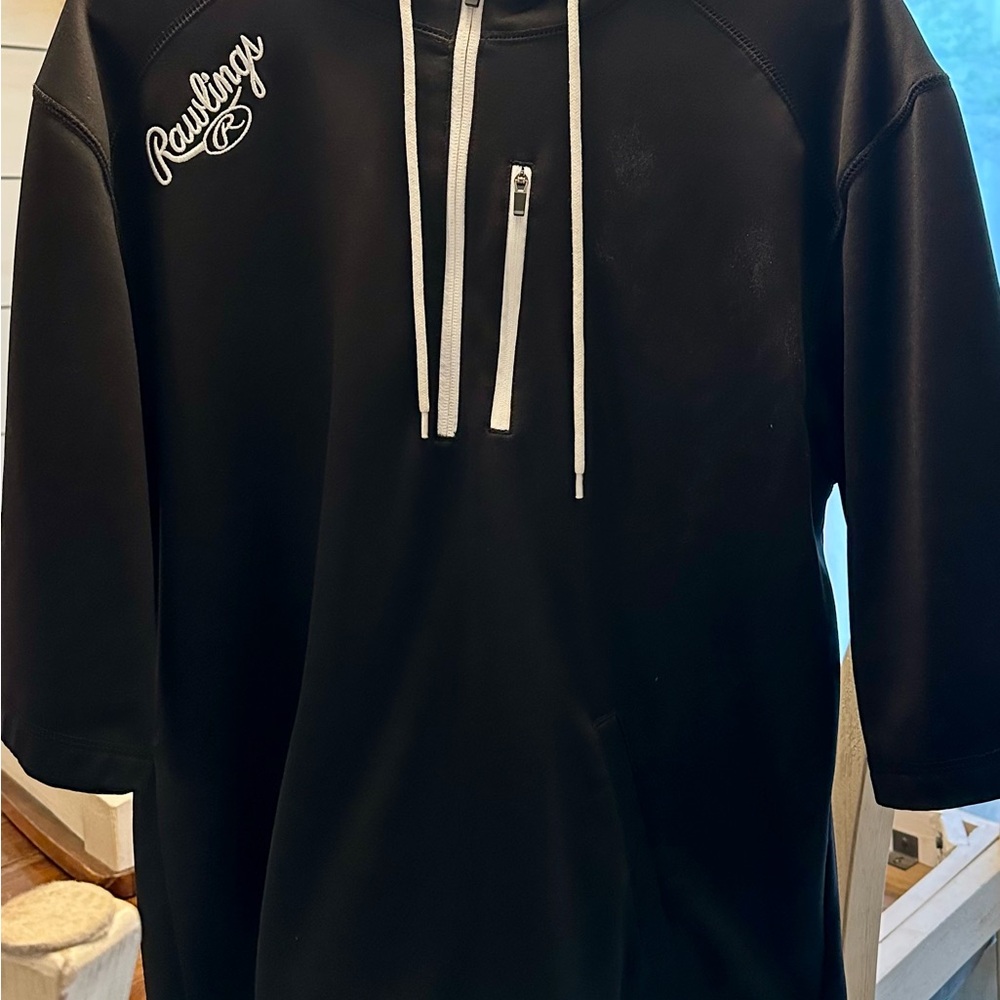 Rawlings Black Performance Jacket with Zip Design